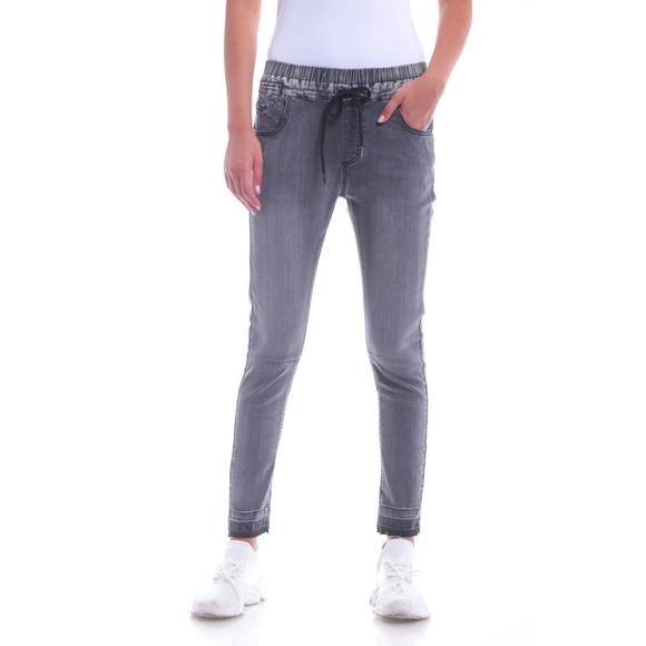 NEW BIANCO denim jogger pants in washed black - Picture 1 of 3